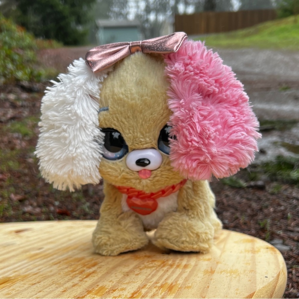 Present Pets Princess Puppy Dog Interactive Animated Voice Activated 9” Toy